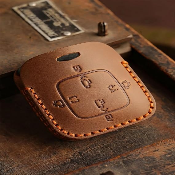Leather Key Shell Car Key Fob Case Smart Remote Key Cover,for Zeekr 001 Protection Key Chain Keychain Holder Shell Fob Bag Interior Accessories