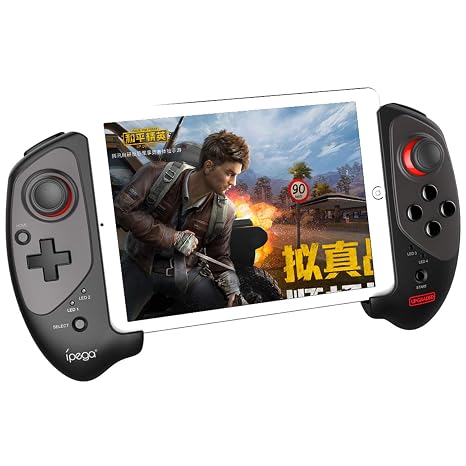 IPEGA PG-9083S Wireless Gamepad, 16-Button Mobile Game Controller, Bluetooth, Compatible with 5-10" iOS/Android Phone, PC, Mac