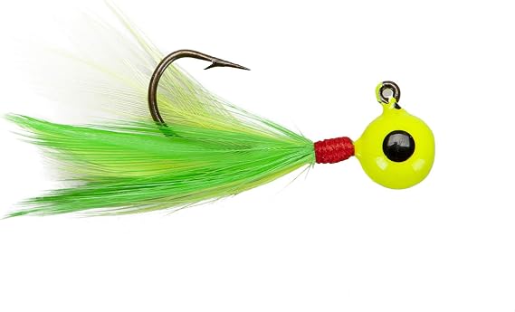 Lindy Little Nipper Jig Hand-Tied Fishing Lure - Great for Crappie, Trout and Walleye, Pack of 2