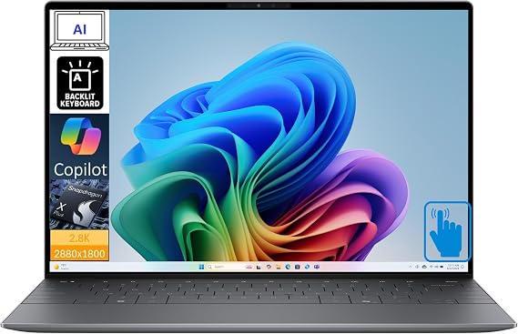 Dell XPS 13 AI PC Laptop 13.4" Touchscreen OLED 2.8K Display 215634-MAINVAR 16GB RAM|512GB SSD Win11Pro