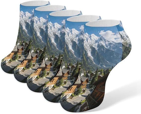 Yingxue Peak Ankle Socks Athletic Running Low Cut Socks Cushioned Thin No Show Sock Breathable Casual Short Sock 5 Pairs