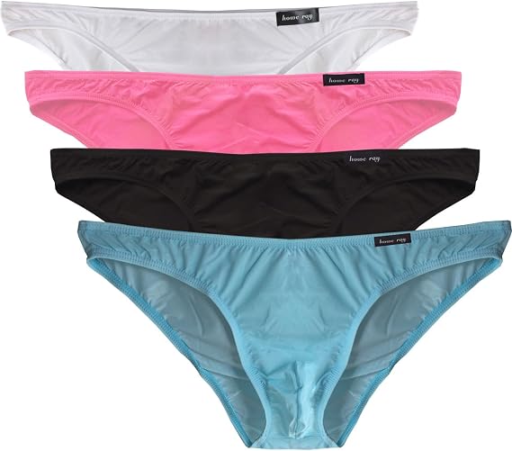 WINDAY Men Briefs Breathable Ice Silk Triangle Bikinis and Briefs D318