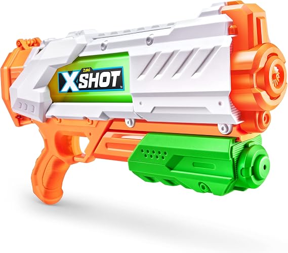 XSHOT Fast-Fill Medium Water Blaster by ZURU, Watergun for Summer, XShot Water Toys, Squirt Gun Soaker (Fills with Water in just 1 Second!) Big Water Toy for Children, Boys, Teen, Men (Medium)