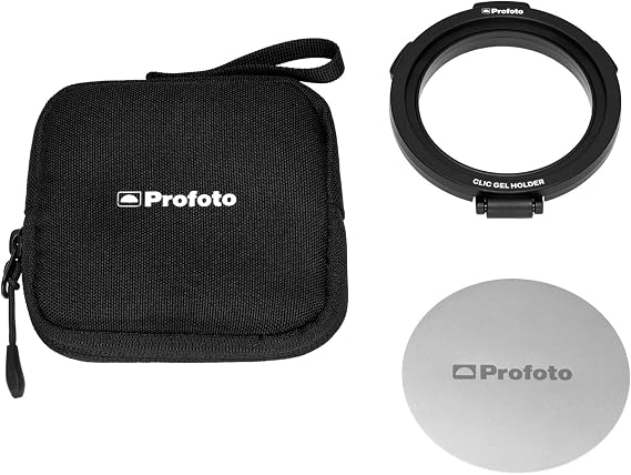 Profoto Clic Gel Holder | Protective Case A-Series Flash, Featuring Magnetic Mount Design, Stainless Steel Template