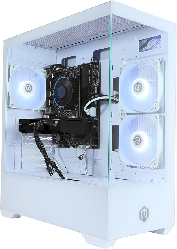 CyberPowerPC Wyvern Gaming PC - 650W PSU, Nvidia RTX 5060 Ti, 1TB NVMe SSD, Windows 11, Intel Core i5 12400F