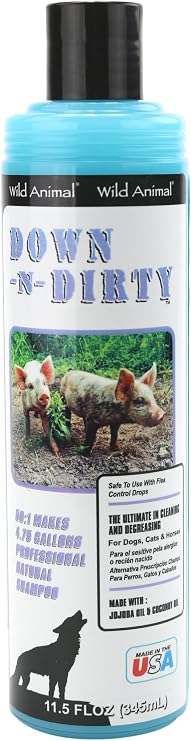 Wild Animal Down-N-Dirty Shampoo 50:1, 11.7 fl. oz.