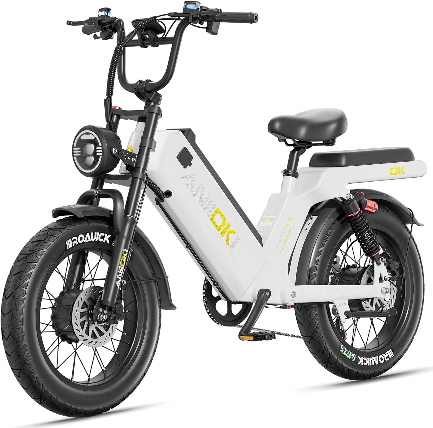 ANIIOKI Ebike for Adult,Electric Bike with 6070ah Battery,30 Mph Top Speed,12002800W Peak Power, AQ177 PRO MAX eBikes, 200 Miles Commuting Bike