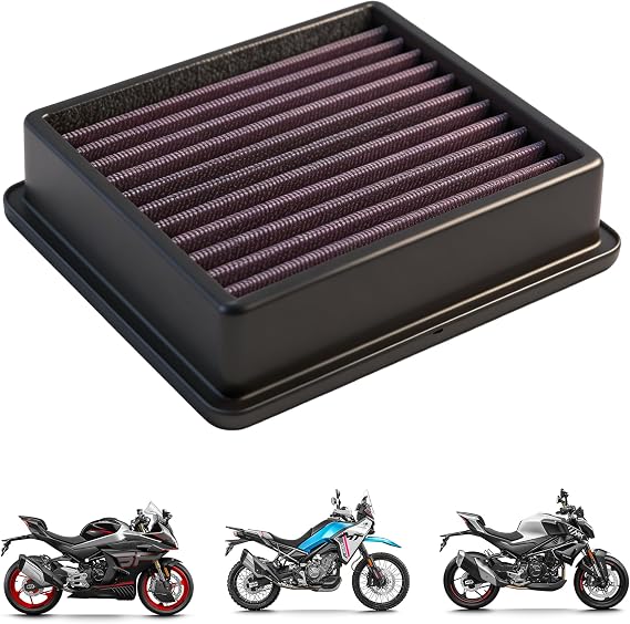 High Flow Air Filter Compatible with CFMOTO Ibex 450/450SS/450NK/450 CL-C 2023 2024 2025,CFMOTO Ibex 450 Accessories,CFMOTO 450SS Accessories,CFMOTO 450NK Accessories