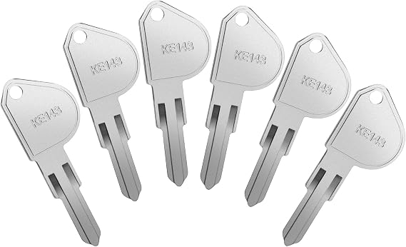 6 Pack 5143 Key Blank Compatible with High Security Mailbox Lock