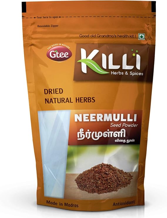 KILLI Neermulli | Marsh Barbel | Hygrophila auriculata | Kokilaksha Seed Powder, 100g