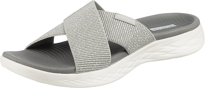 Skechers Women's On-The-Go 600-Blooms Slide Sandals