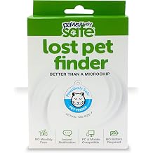 Platinum Pets Pawsitively Safe Pet Finder Dog Tag and Cat Tag, Small, Cat Blue