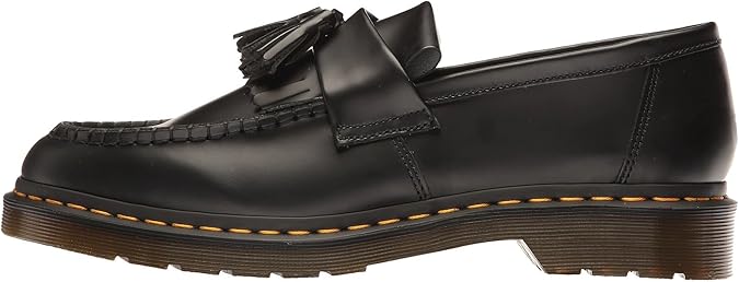 Dr. Martens Men's Adrian Tassel Loafers, Black, 7 Medium US