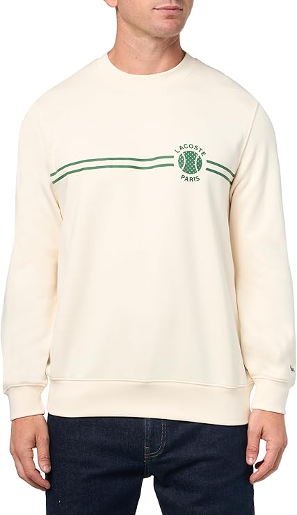Lacoste Men's Tennis Print Fleece Sweatshirt