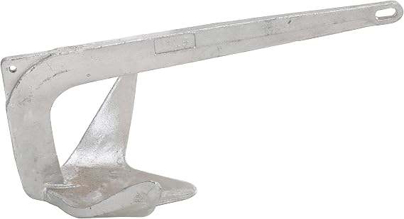 Seachoice Claw Anchor Hot Dipped Galvanized Steel For Use in Variety of Sea Beds Multiple Sizes