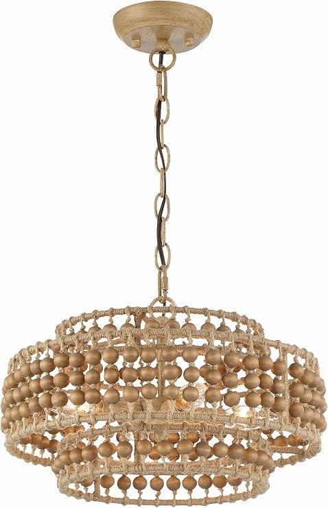 Crystorama Silas 4 Light Burnished Silver Mini Chandelier
