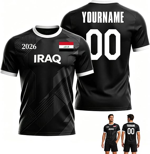 Personalised Football Shirt 2026, Custom Football Jersey with Name and Number for Football Fans Gifts