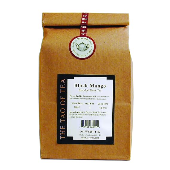The Tao of Tea, Black Mango, Blended Black Tea, 1-Pound