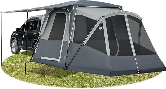 Timber Ridge Truck-Bed-Tents SUV Camping Tent | Weather Resistant and Portable Van or Car Tent, Includes Rainfly and Storage Bag