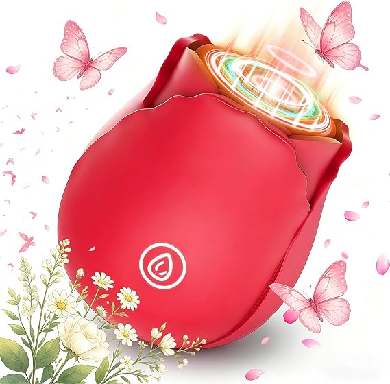 2026 Rose Shape New Sucker Powerful Womens Quiet Rose Waterproof Flower Suction Tool for Women 10 Speed Automatic Electric Machine