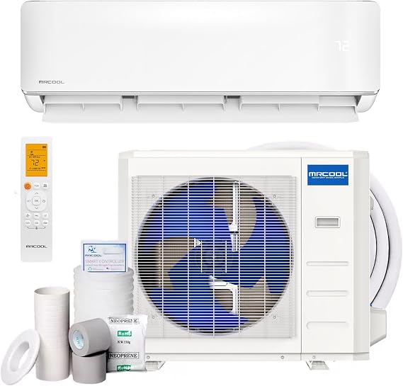 MRCOOL 24000 BTU 230V Ductless Inverter Mini Split Air Conditioner & Heat Pump System, Advantage Series - Wall-Mounted AC Unit w/Heating and Cooling for Home, Office & Commercial Space