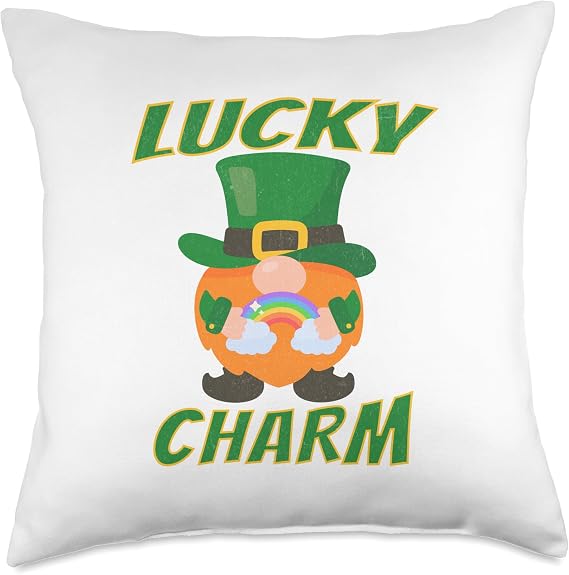 Funny Lucky Charm - St Patrick's Day Throw Pillow