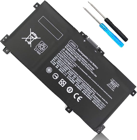 LK03XL l09281-855 Battery for HP Envy X360 15-bp 15-bq 17-ae 17m-ae 17m-ae0xx 15m-bp112dx 15m-bp111dx 15m-bp011dx 15m-bp012dx 15m-bp1xx 15m-bq1xx 15m-cn0011dx 15m-cn0012dx L09280-855 916814-855