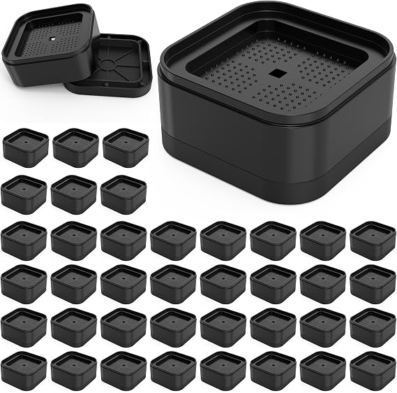 40 Pack Furniture Risers Adjustable Bed Risers for Table/Couch/Chair/Sofa/Cabinet