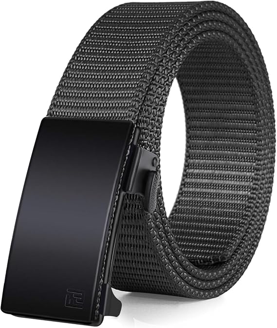 FAIRWIN Men's Ratchet Belt, 1.25" Nylon Belt for Golf & Work