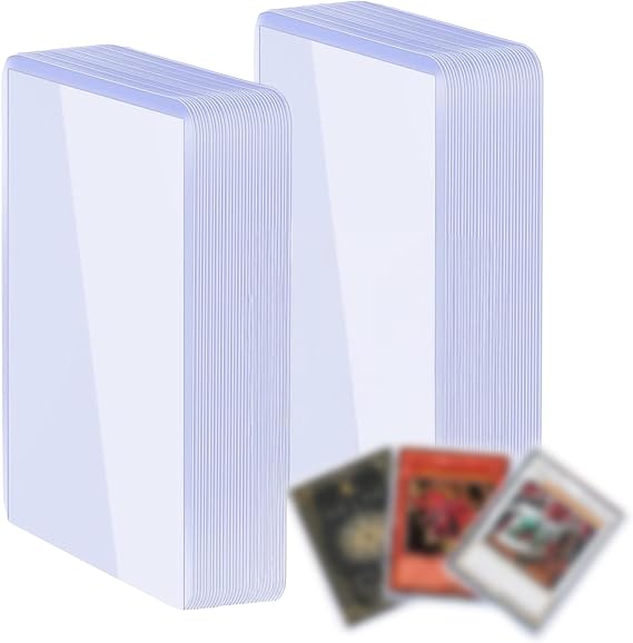 Top loaders Clear Hard Card 35pt Sleeves Compatible with Pokemon, Sports and MTG Toploaders(25pcs)