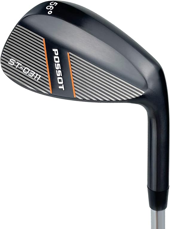 Golf Wedge, 52 56 60 Stainless Steel Wedge with Micro Grooves | 431 stainless steel, precision micro grooves, high spin control, multiple loft options, right handed, short game practice