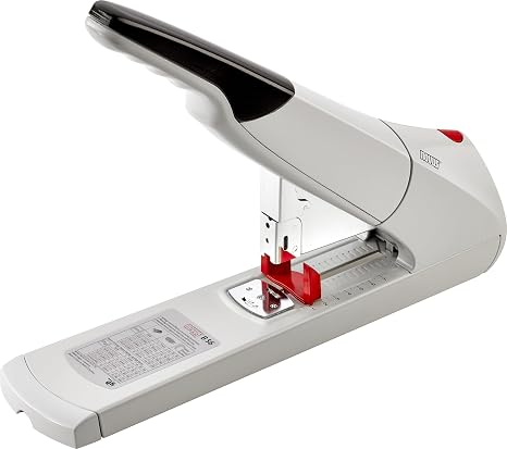 Novus B 56 Heavy Duty Stapler (Capacity of 200 Sheets, with Variable Insertion Depth up to 75 mm) Light Grey