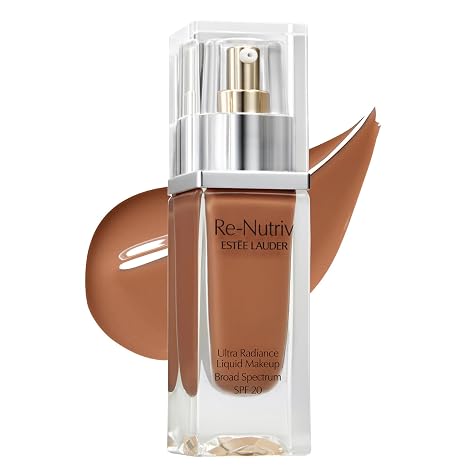 Estee Lauder Re-Nutriv Ultra Radiance Liquid Foundation SPF 20 | Luxurious, Hydrating, Long-Wearing, 1 Fl Oz