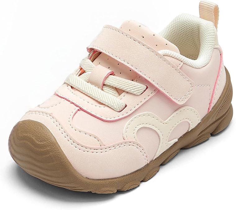 Balabala Girls Boys Toddler Sneakers Wide Toe Box Walking Shoes