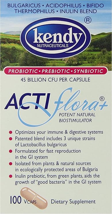 Kendy USA, Actiflora+, Potent Natural Biostimulator, 100 Veggie Caps | Potent