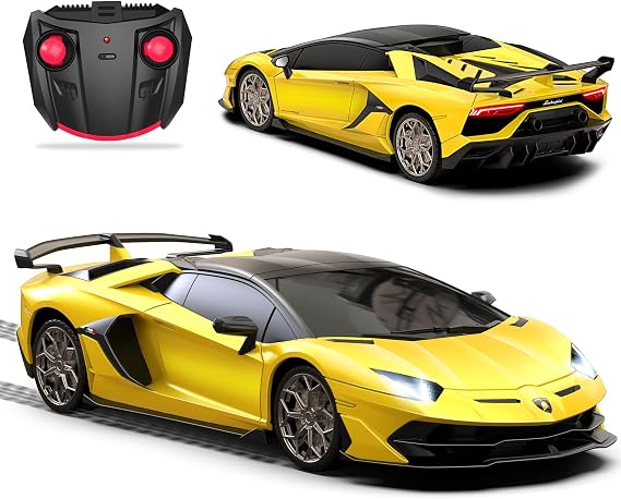 AEROQUEST 1:24 Lamborghini Remote Control Car,2.4GHz Officially Licensed Lamborghini Model RC Toy Car for Boys Girls Birthday Gift