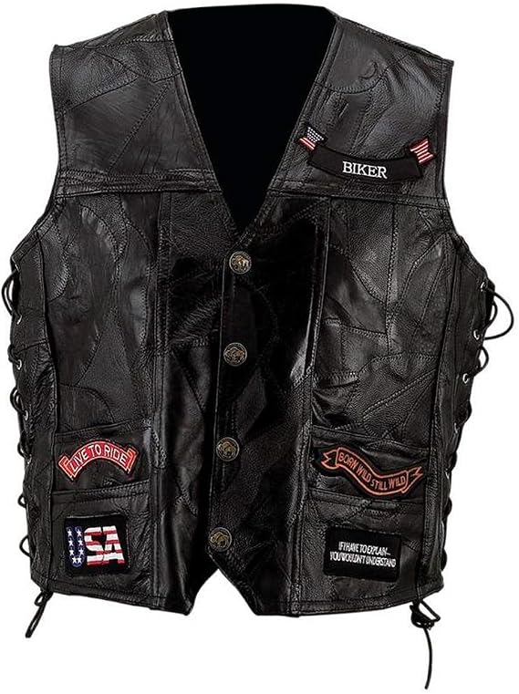 Genuine Buffalo Leather Vest
