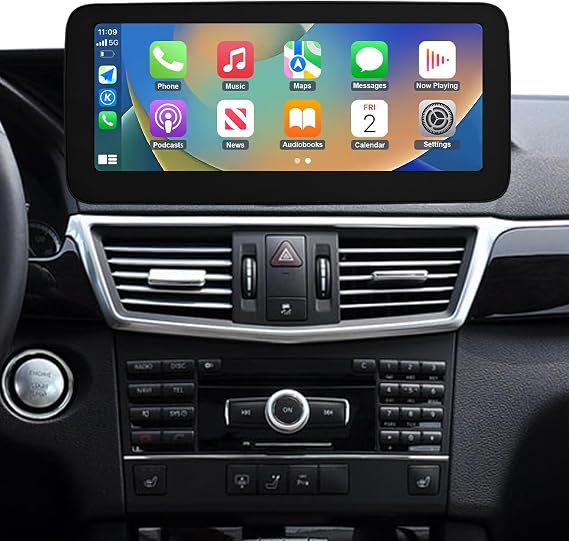 Road Top 10.25" CarPlay Screen for Mercedes Benz E Class W212 (2009-2011)
