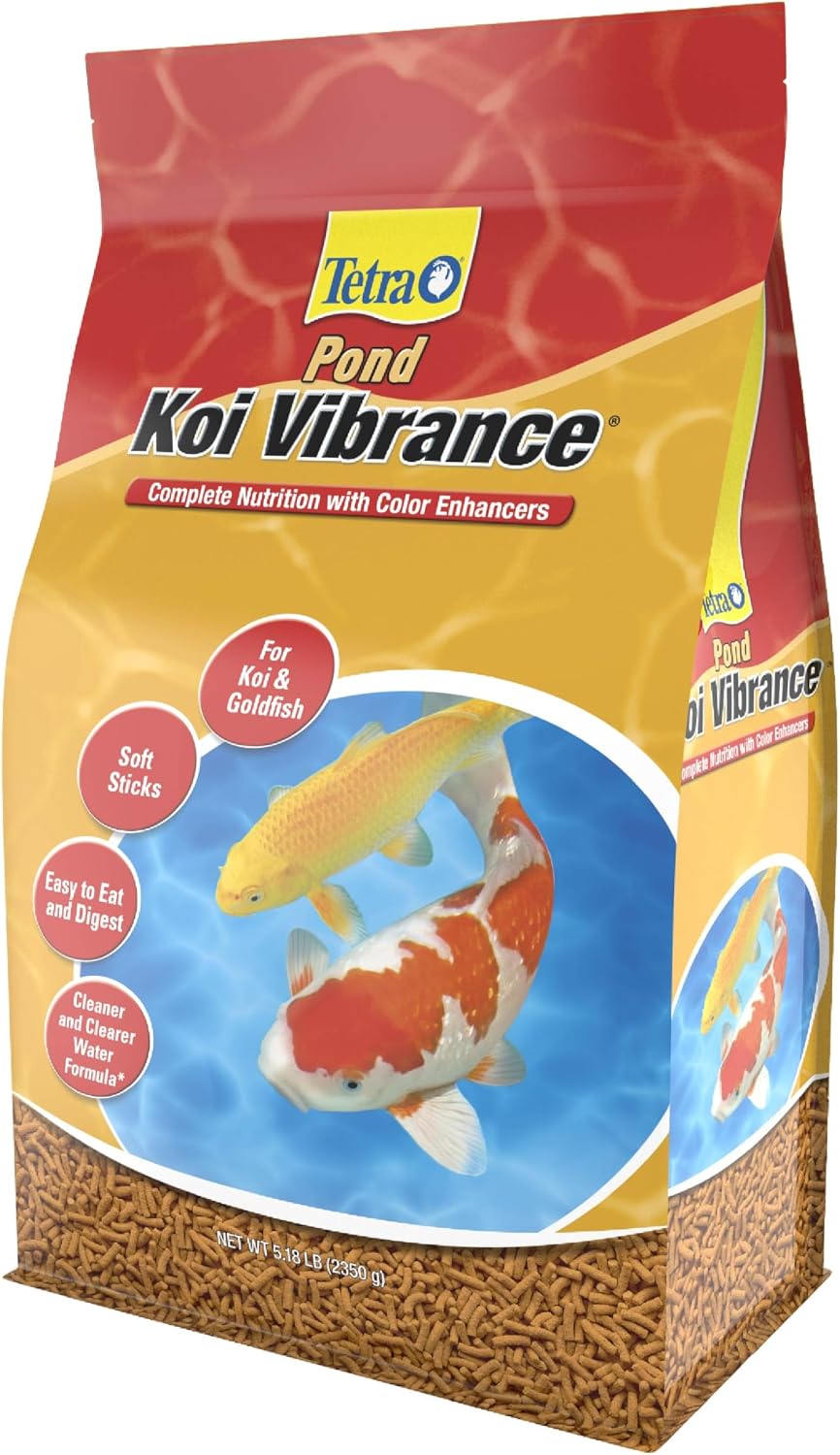 TetraPond Koi Vibrance, Soft Sticks, Easy to Digest Floating Pond Food