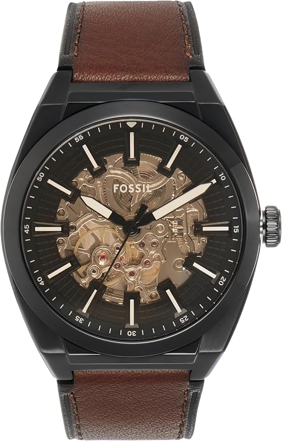 Fossil Men's Everett Automatic Stainless Steel Three-Hand Watch
