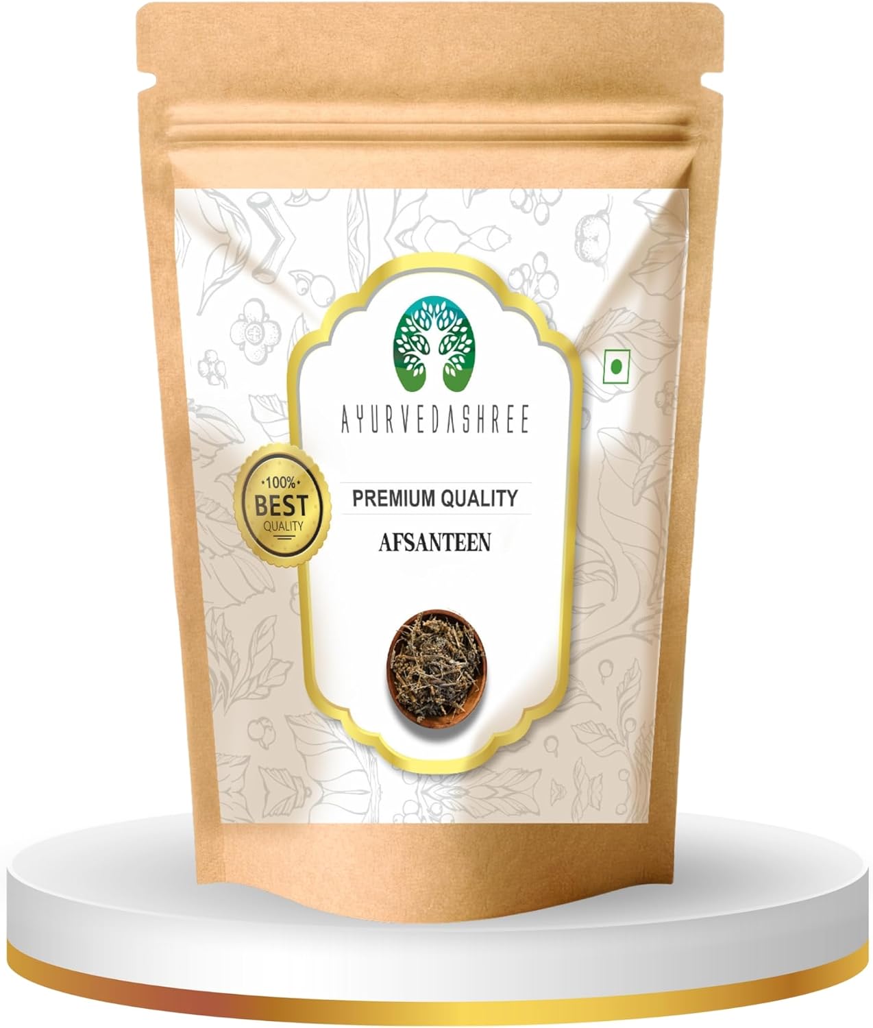 Afsanteen Panchang 50gm | Damanaka | Nagdon | Mugwort - Wormwood | Rtemisia Absinthium | Green Ginger | Madderwort | Artemisia Vulgaris | 100% Natural | GMO