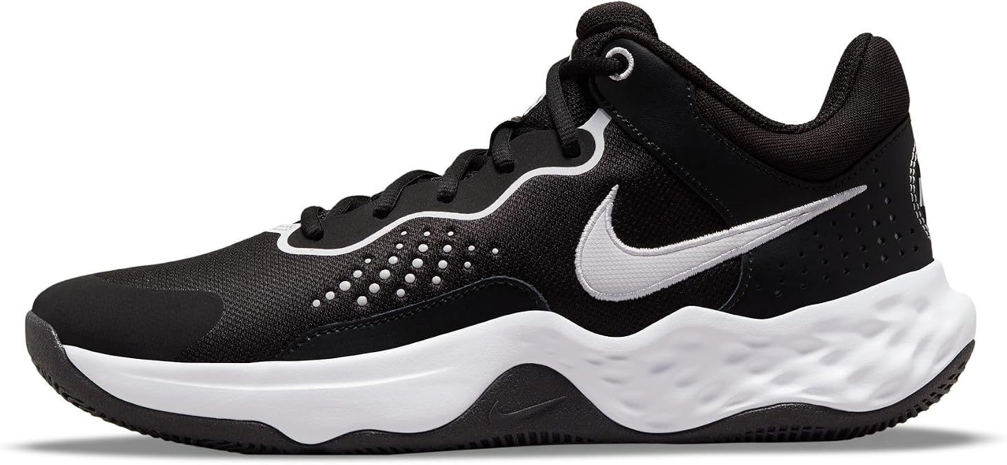 Nike Mens Fly by Mid 3 Sport Fitness Basketball Shoes B/W 11 Medium (D) Black/White