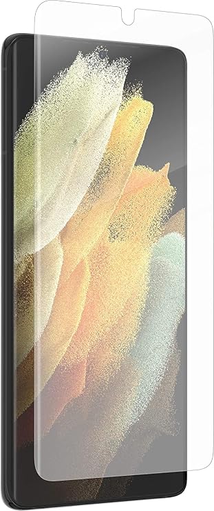 Case 4U Samsung Galaxy ile uyumlu S21 Ultra Uyumlu Ekran Koruyucu Sert Temperli Cam 9H Şeffaf HBCV00002DKI95