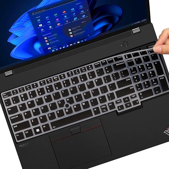 Keyboard Cover for Lenovo ThinkPad E16 T16 P16 P16v P16s Gen 3 /Gen 2 /Gen 1 16 inch Laptop, Thinkpad L15 Gen 4/3 15.6" (Not Fit Thinkpad Z16, X1 Fold 16, L15 Gen 2/1)