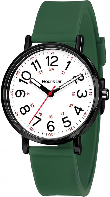 Women's Analog Nurse Watch | Second Hand | Easy Read | Silicone