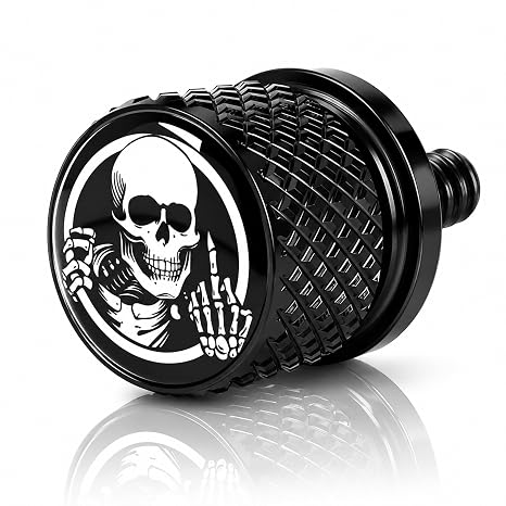 Motorcycle Stainless Knurled Fender Seat Bolts Screw Compatible with Harley