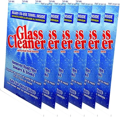 Blue-Magic Towelettes Pack with 6x Single Packs Glass Cleaner