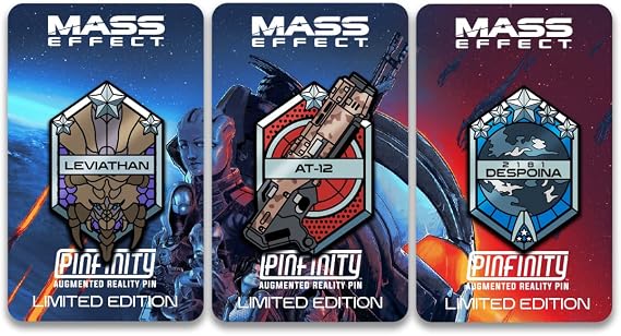 Pinfinity LIMITED EDITION MASS EFFECT LEVIATHAN AR 3 PIN SET