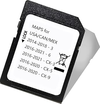 Latest Navigation SD Card Compatible with Ma*da 3 6 CX-3 CX-5 CX-9