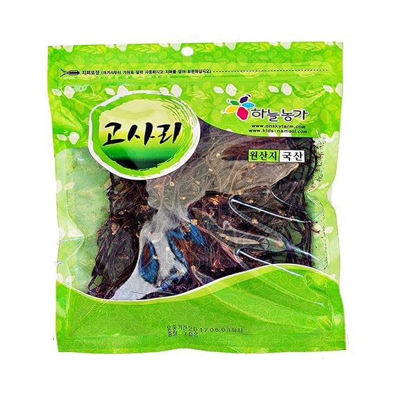 SKY FARM Dried Gosari 70g, Gosari-namul, Korean Wild Bracken, Fern, K-Food